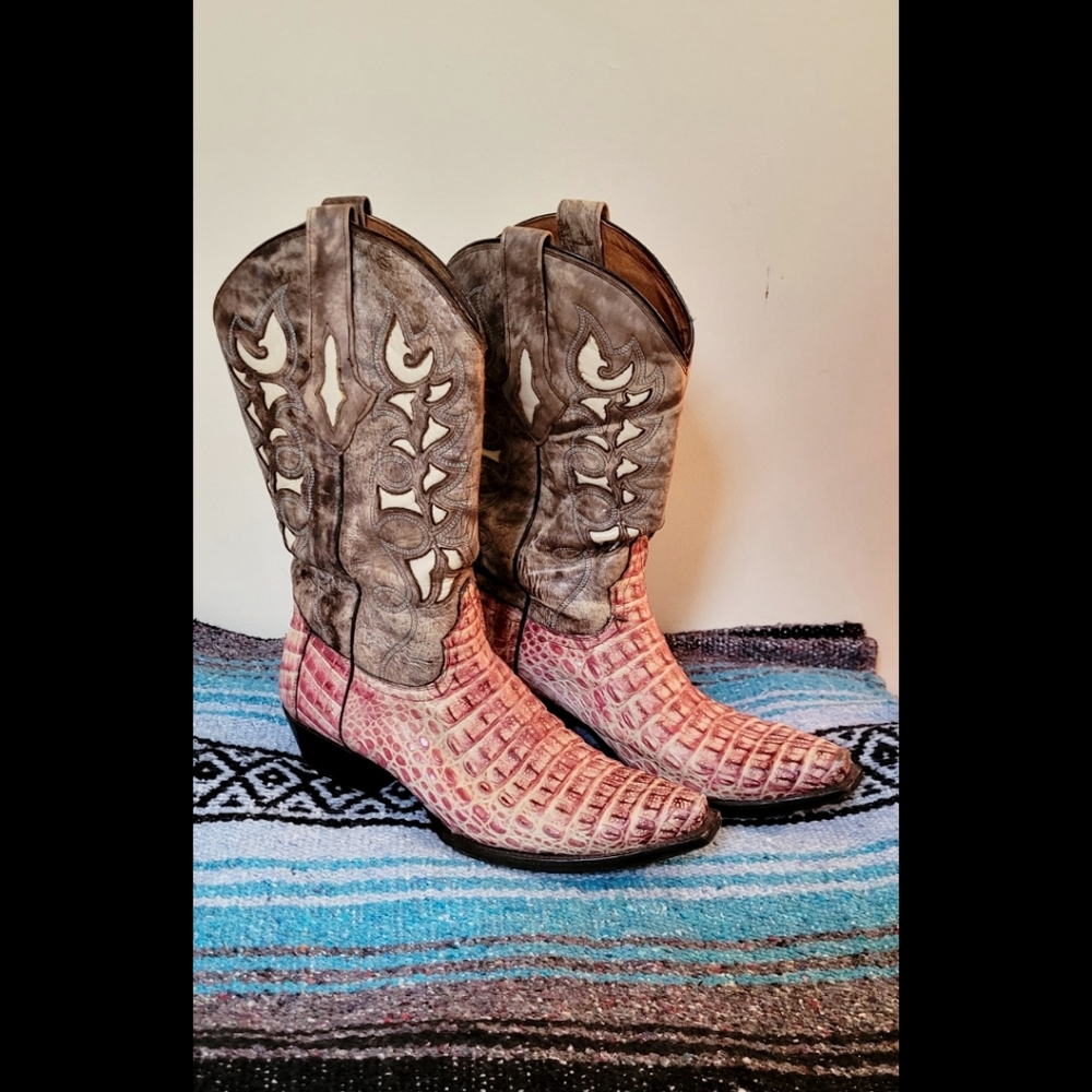 Resistol Caiman boots ladies 9 1/2 B